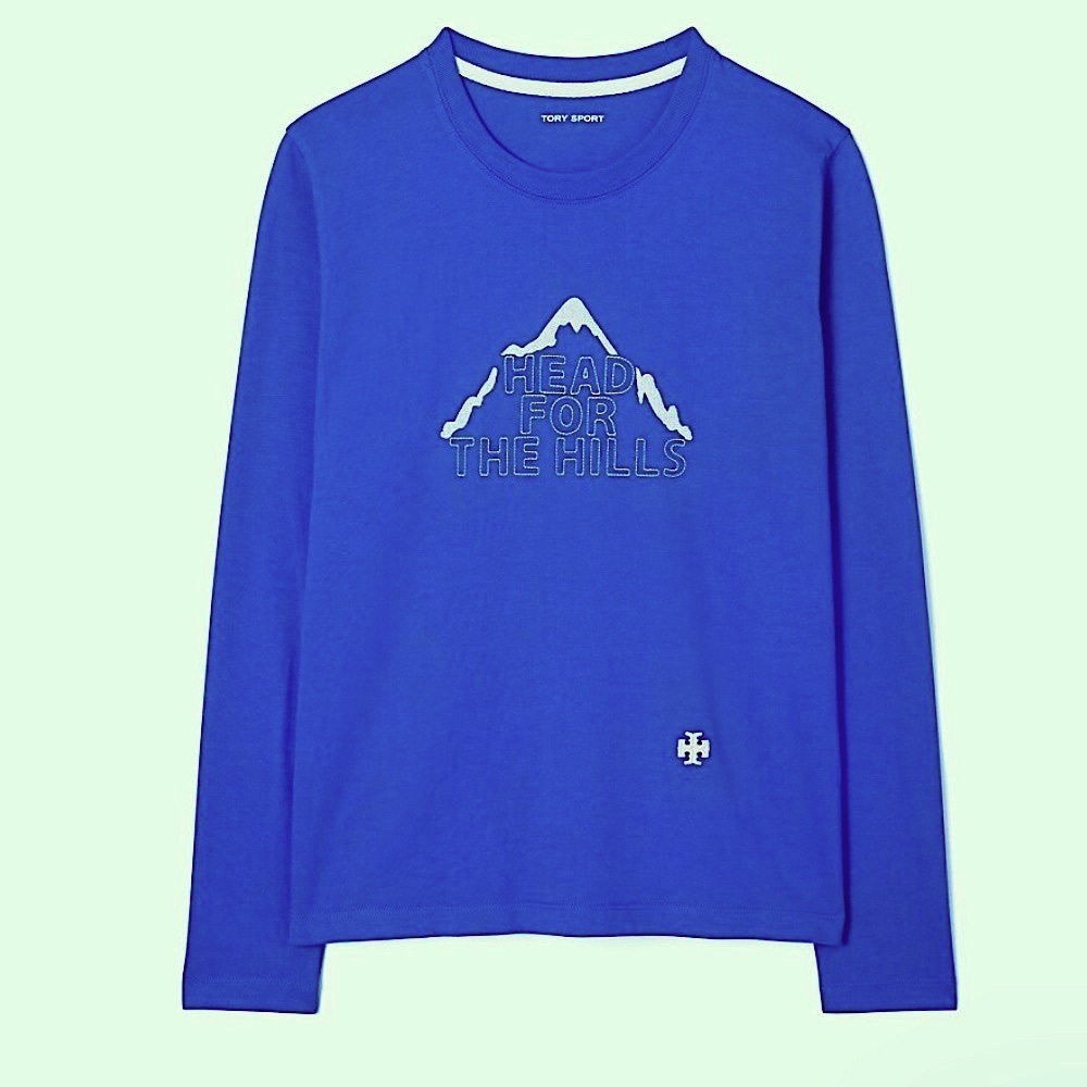 Tory Sport Head for the Hills Graphic Long-Sleeve T-Shirt - Picture 3 of 13